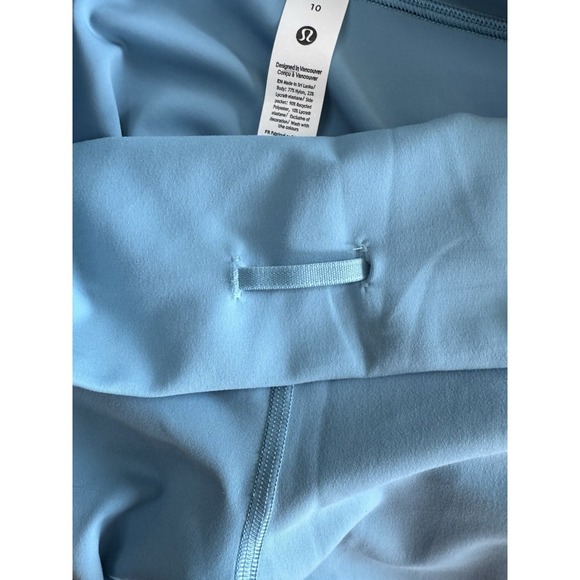 New Lululemon Wunder Train High Rise Tight 25" Size 10 Washed Blue Workout NWT - Picture 11 of 12